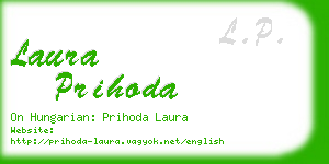 laura prihoda business card